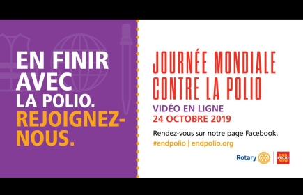 24 octobre 2019 - Journée mondiale contre la polio